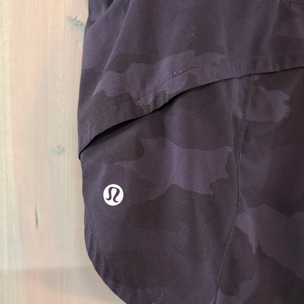 lululemon athletica Black Camouflage Athletic Shorts - Picture 2 of 4